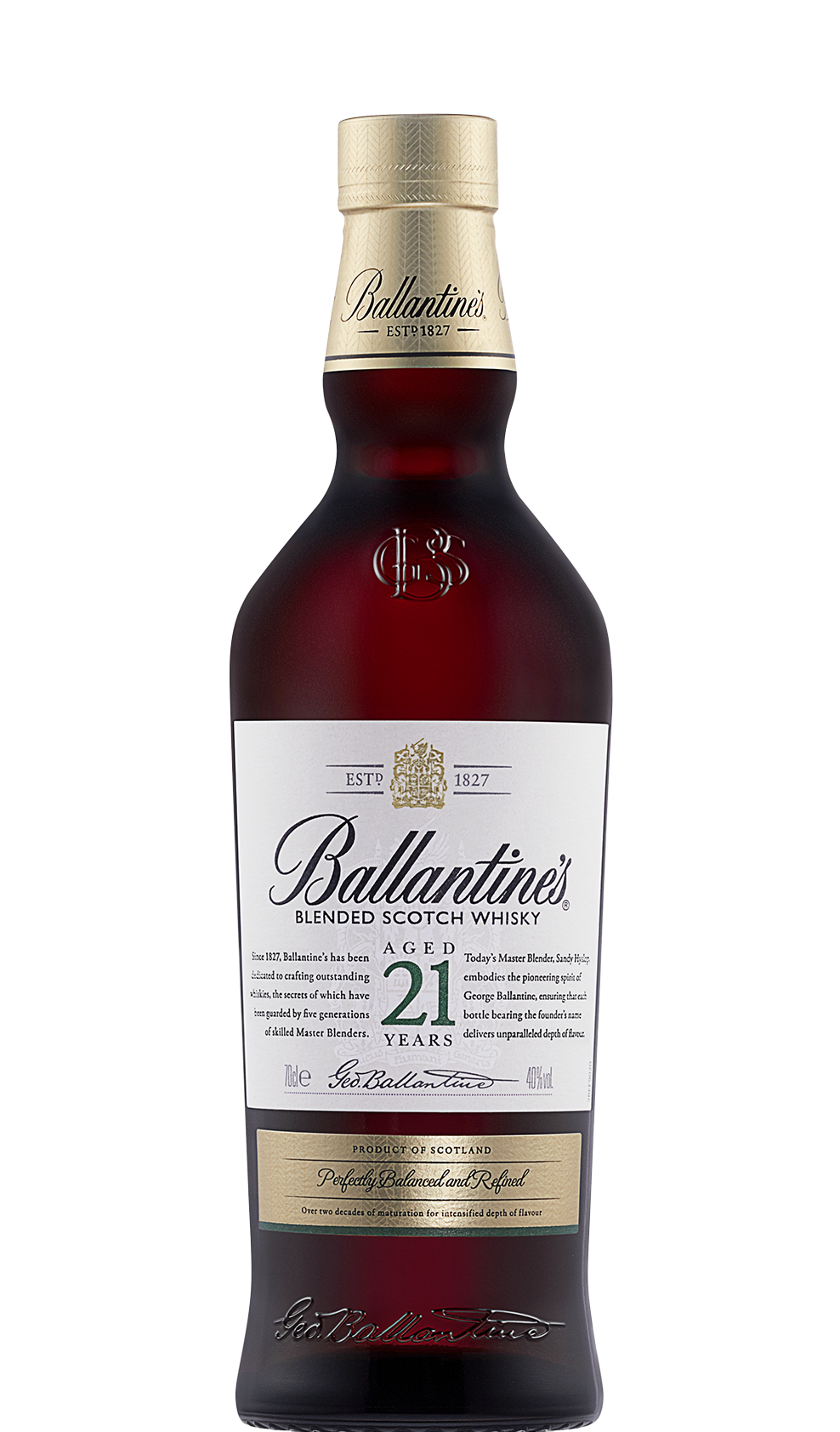 Ballantine's 21 Year Old bottle